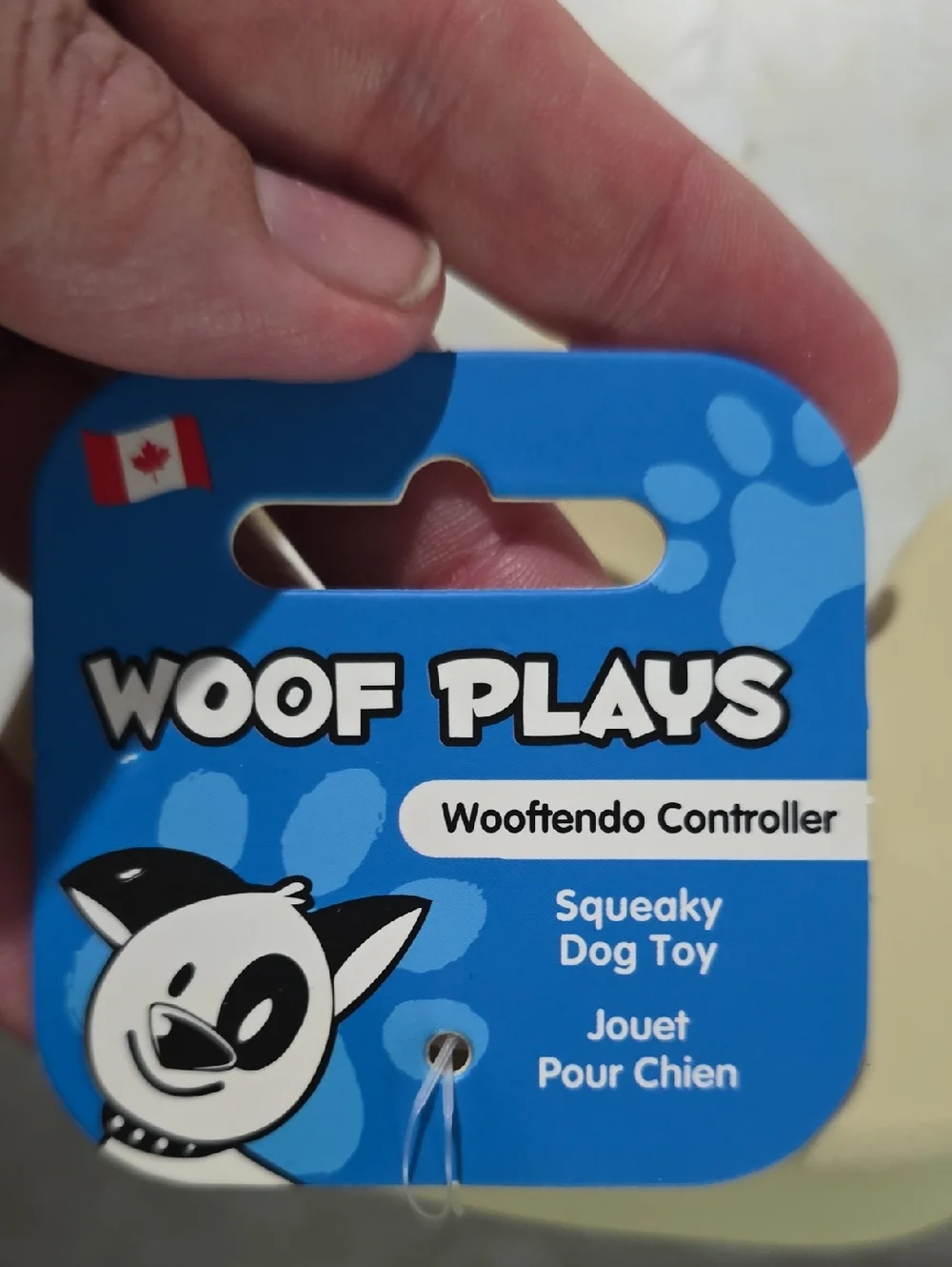 Woof‎ Pack Wooftendo Controller Dog Toy - Squeaky Soft Rubber Dog Toy NWT